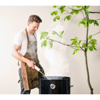 Kožená vonkajšia zástera Esschert Design Barbecue - Image 7