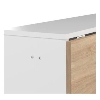Rozkladací jedálenský stôl s doskou v dekore duba 76x28 cm Papillon – TemaHome - Image 10