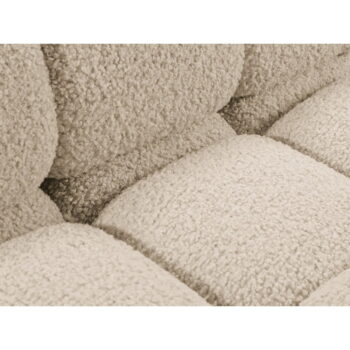 Béžový modul pohovky z textílie bouclé (ľavý roh) Bellis – Micadoni Home – Obrázok 2