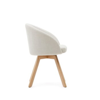 Krémová jedálenská stolička Marvin – Kave Home - Image 3