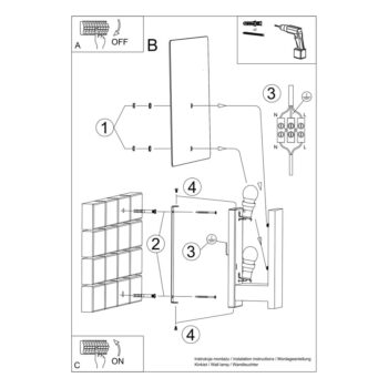 Biele nástenné svietidlo Parola – Nice Lamps - Image 8