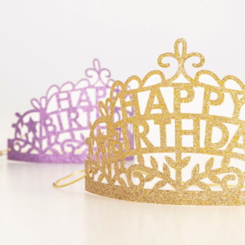 Papierové korunky v súprave 8 ks Happy Birthday – Meri Meri - Image 10