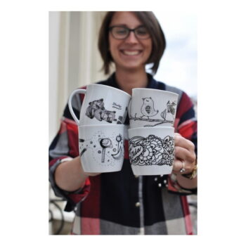 Bonami hrnček z limitovanej edície Domov tu od Bumpkin Tattoo, 260 ml – Obrázok 7