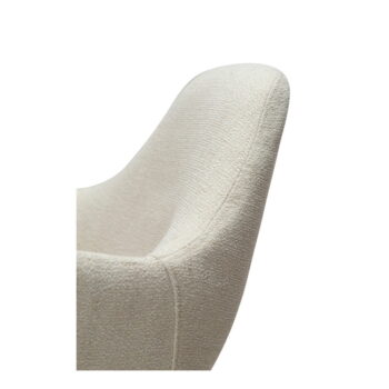 Krémové kreslo z textílie buklé Zimmer – DAN-FORM Denmark - Image 6