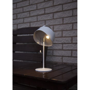 Biela vonkajšia solárna LED lampa Star Trading Cervia, výška 36 cm – Obrázok 8