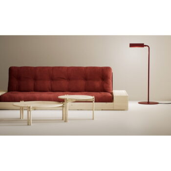 Červená menčestrová rozkladacia pohovka 244 cm Base – Karup Design - Image 4