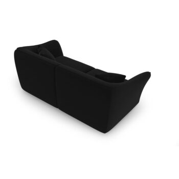 Čierna zamatová pohovka 206 cm Tokyo – Cosmopolitan Design – Obrázok 2
