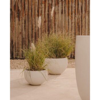 Kvetináč z cementu ø 56 cm Grau – Kave Home - Image 2