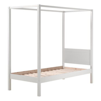 Biela detská posteľ 90x200 cm PINO CANOPY – Vipack