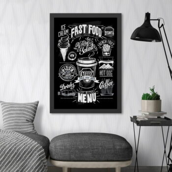 Obraz 55x70 cm Menu – Wallity - Image 2