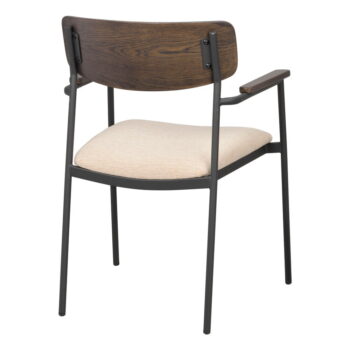 Krémovo-tmavohnedé jedálenské stoličky v súprave 2 ks Maymont – Rowico – Obrázok 6