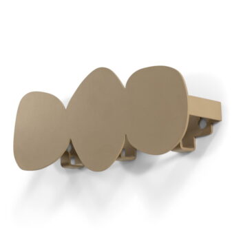 Béžový kovový nástenný vešiak Tumulo – Spinder Design – Obrázok 2