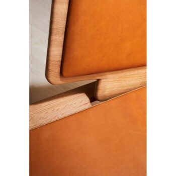 Koňakovohnedá kožená lavica Elba - Hammel Furniture - Image 6