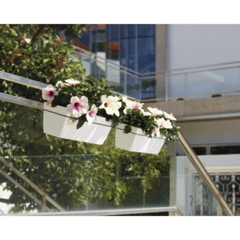 Samozavlažovací kvetináč z recyklovaného plastu 50 cm Capri – Artevasi - Image 3