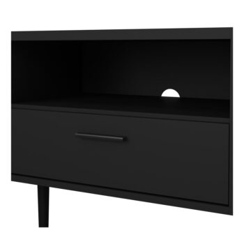 Čierny TV stolík 177x57 cm Media – Tvilum - Image 9