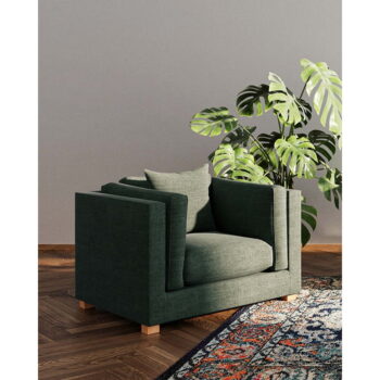 Zelené relaxačné kreslo Pomo – Ame Yens - Image 3