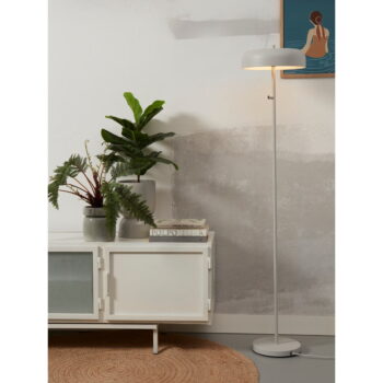 Sivá stojacia lampa s kovovým tienidlom (výška  145,5 cm) Porto – it's about RoMi - Image 8