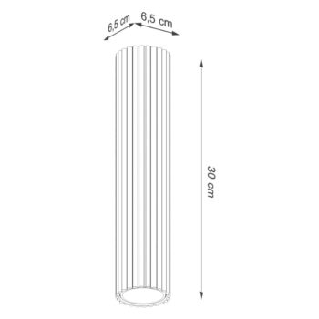 Čierne stropné svietidlo Gleam – Nice Lamps - Image 10