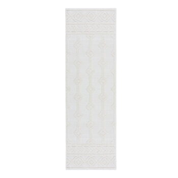 Krémovobiely behúň zo ženilky 60x240 cm Shyla – Flair Rugs - Image 6