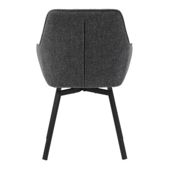 Sivá jedálenská stolička Alma – Unique Furniture – Obrázok 4