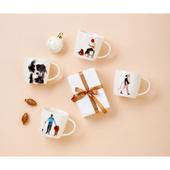 Biely porcelánový hrnček 400 ml Cafe Waiting – Maxwell & Williams - Image 3