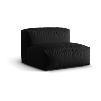 Čierny modul pohovky (stredový diel) Martina – Micadoni Home – Obrázok 2