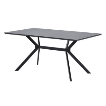 Čierny jedálenský stôl WOOOD Bruno, 200 x 90 cm - Image 2