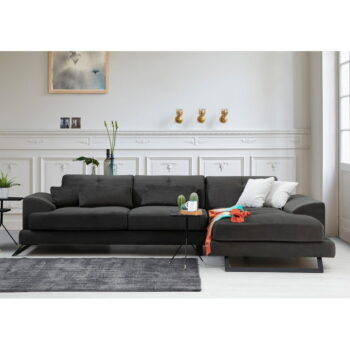 Tmavosivá rohová pohovka (pravý roh) Frido – Balcab Home - Image 6