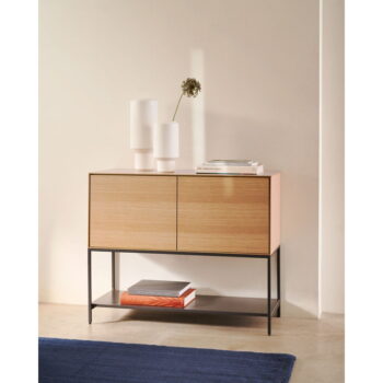 Nízka komoda v dekore duba v prírodnej farbe 97,5x80 cm Vedrana – Kave Home – Obrázok 3