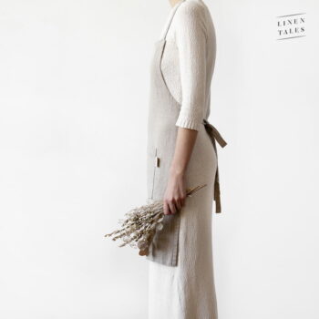 Ľanová zástera Linen Tales Daily Apron, 80 x 55 cm – Obrázok 3