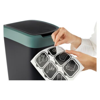 Odpadkový kôš z recyklovaného plastu 25 l Twist - Rotho – Obrázok 6