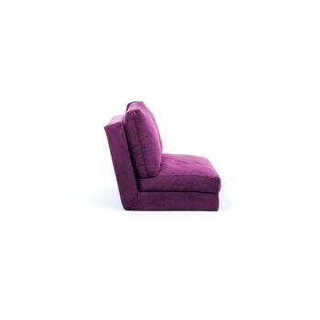 Fialová rozkladacia pohovka 120 cm Taida – Balcab Home – Obrázok 2