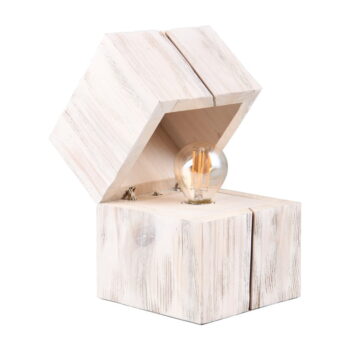 Biela stolová lampa (výška 16 cm) Treasure – Trio