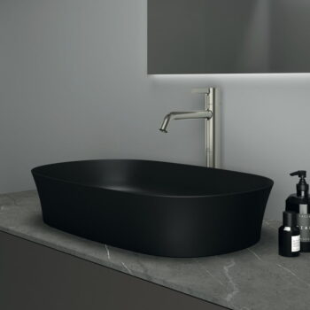 Matne čierne keramické umývadlo 60x38 cm Ipalyss – Ideal Standard - Image 6