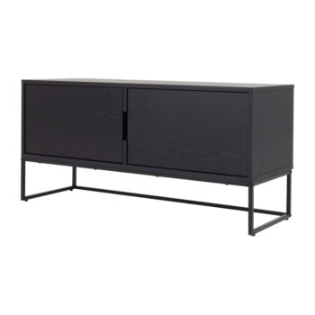 Čierny TV stolík Tenzo Lipp, 118 x 57 cm - Image 2
