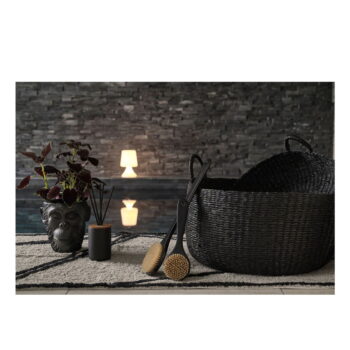Čierny cementový kvetináč Villa Collection Calbe, výška 22 cm - Image 4