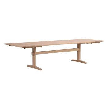 Rozkladací jedálenský stôl s doskou v dubovom dekore 240x95 cm Westville - Rowico - Image 4