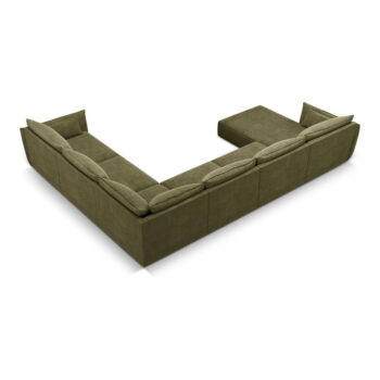 Zelená rohová pohovka (pravý roh) Vanda - Mazzini Sofas - Image 3