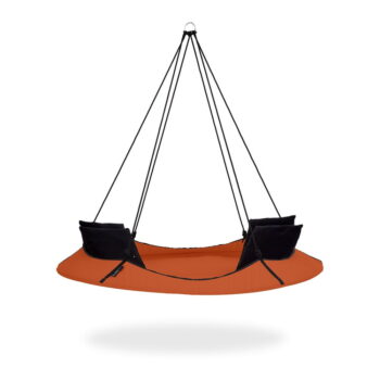 Oranžová záhradná hojdačka - Hangout Pod – Obrázok 2