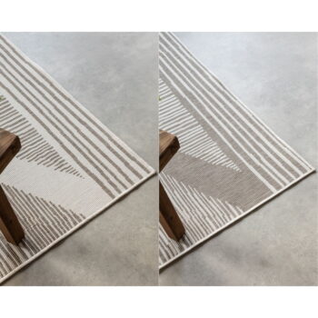 Krémovo-hnedý vonkajší koberec 80x150 cm Gemini – Elle Decoration – Obrázok 8