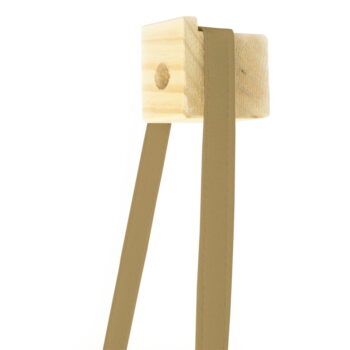 Hnedý kvetináč z jedľového dreva Surdic Colgante, 17 x 62 cm - Image 2