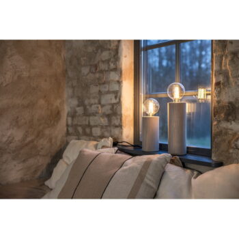 Stolová lampa v matne striebornej farbe s kovovým tienidlom (výška  66 cm) Metallo – Markslöjd – Obrázok 3