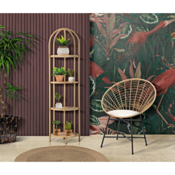 Kovový regál v prírodnej farbe 40x150 cm Panama - Mauro Ferretti - Image 2
