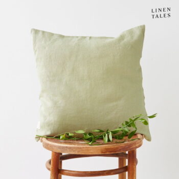 Ľanová obliečka na vankúš 40x40 cm Sage – Linen Tales