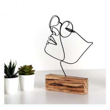 Kovová soška Girl – Mioli Decor - Image 3