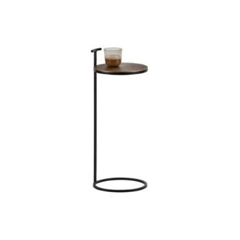 Kovový okrúhly odkladací stolík 26x26 cm Position – BePureHome – Obrázok 2