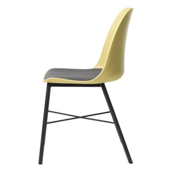 Súprava 2 žlto-sivých stoličiek Unique Furniture Whistler – Obrázok 3