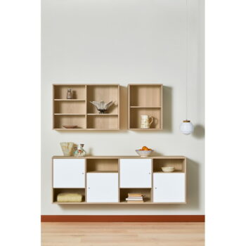TV zostava v dekore duba v bielo-prírodnej farbe 176x61 cm Mistral – Hammel Furniture - Image 2
