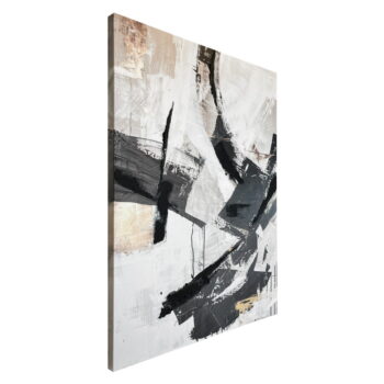 Obraz s ručne maľovanými prvkami 70x100 cm Ash – Styler – Obrázok 4