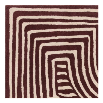 Vínovočervený ručne tkaný vlnený koberec 200x290 cm Reef – Asiatic Carpets - Image 4